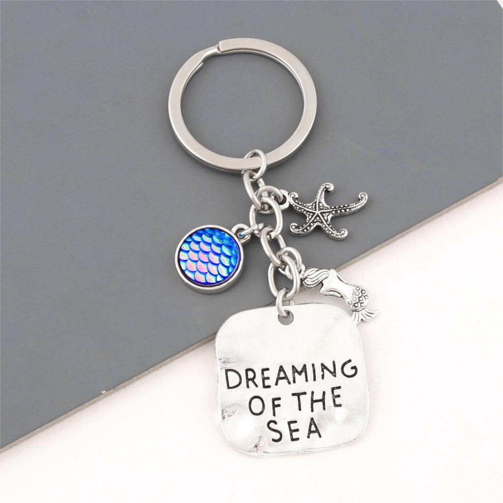 Blue Ocean Keychain