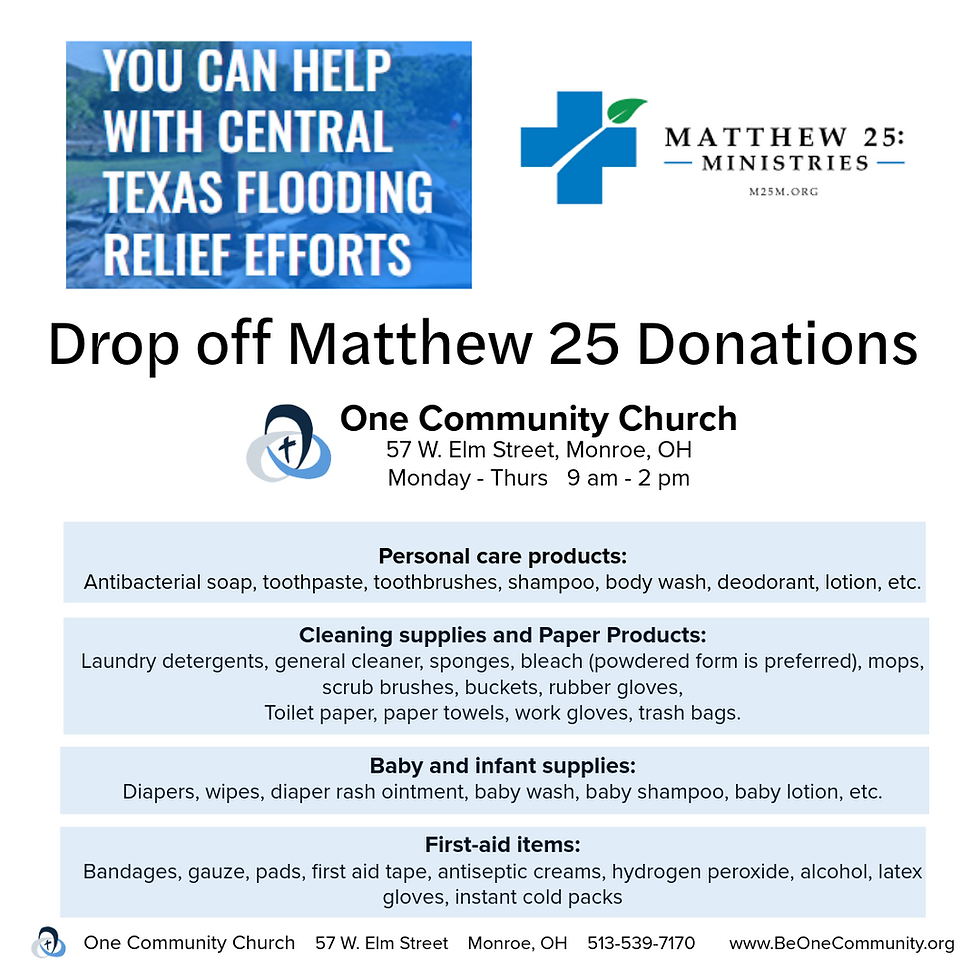M25 Texas Donations