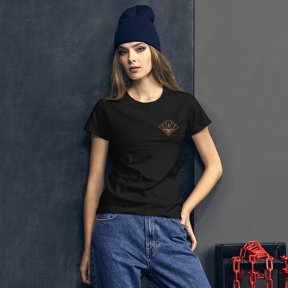 Thumbnail: Women's short sleeve t-shirt (Embroidered)