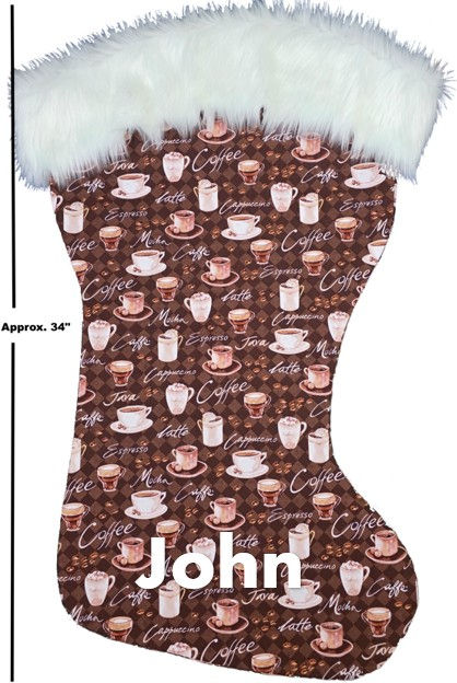Thumbnail: Coffee Christmas Stocking