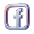 Logo Facebook cromato