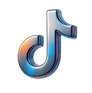 Icona cromata TikTok