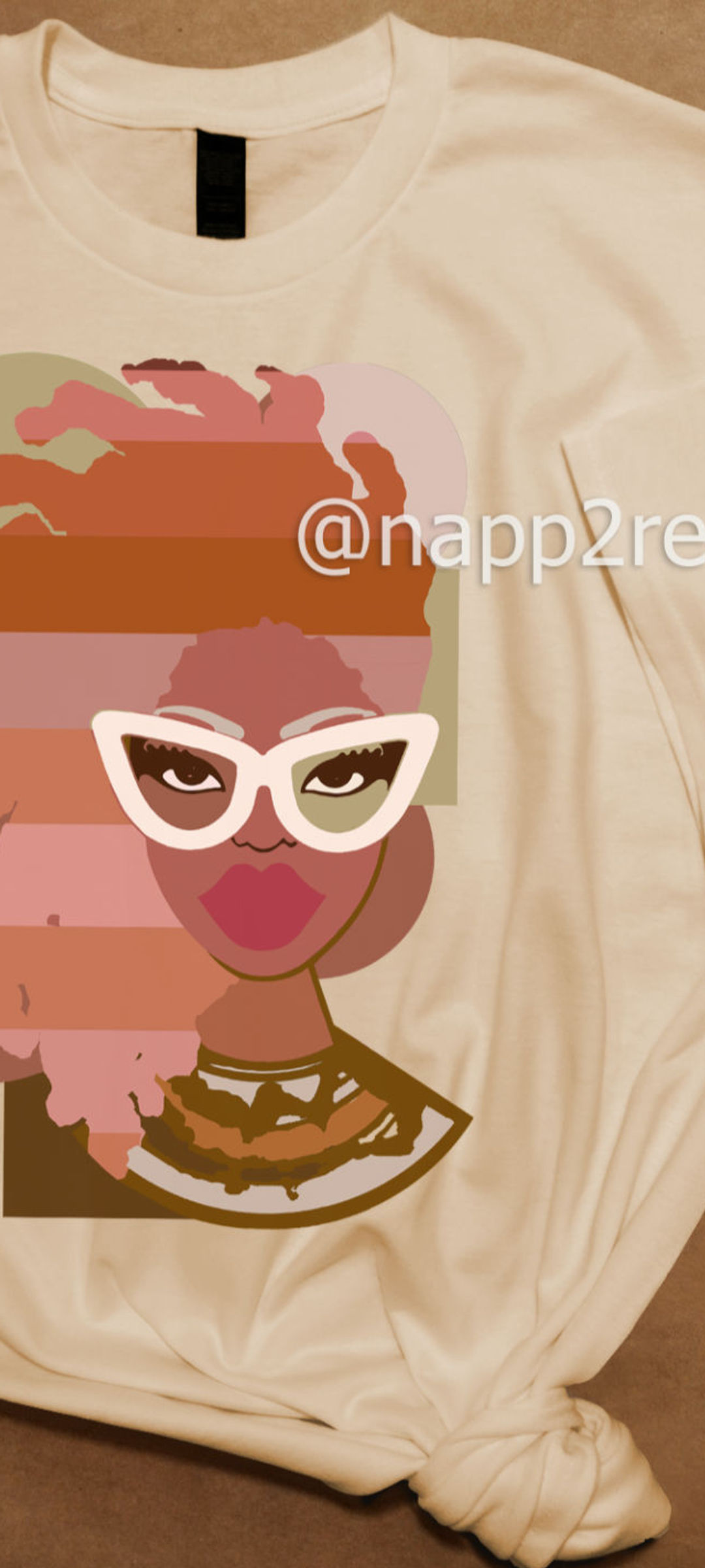 Fashion Locs Tan Unisex Tee