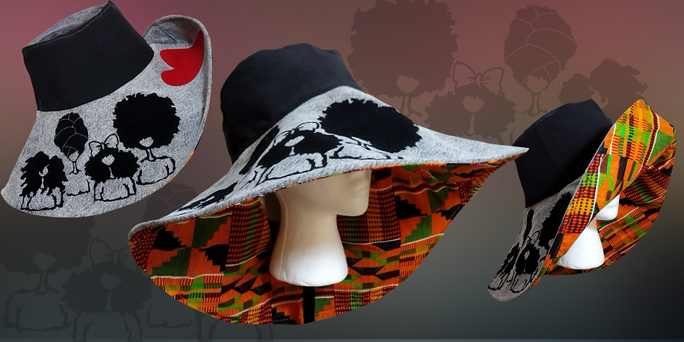 Ease on Down the Fro with Heart Floppy bucket hat web.png