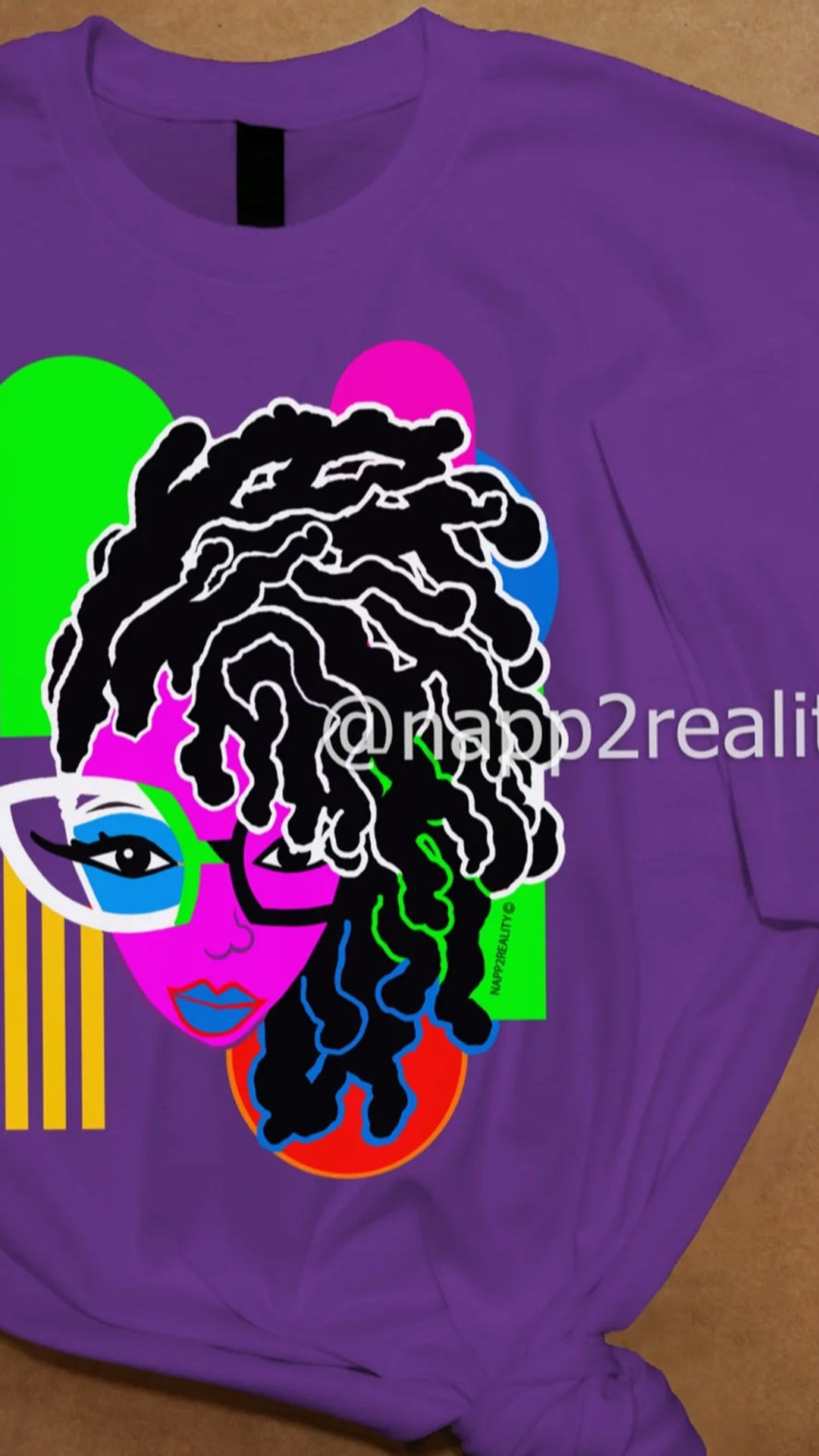 Loc Genius Purple Unisex Tee