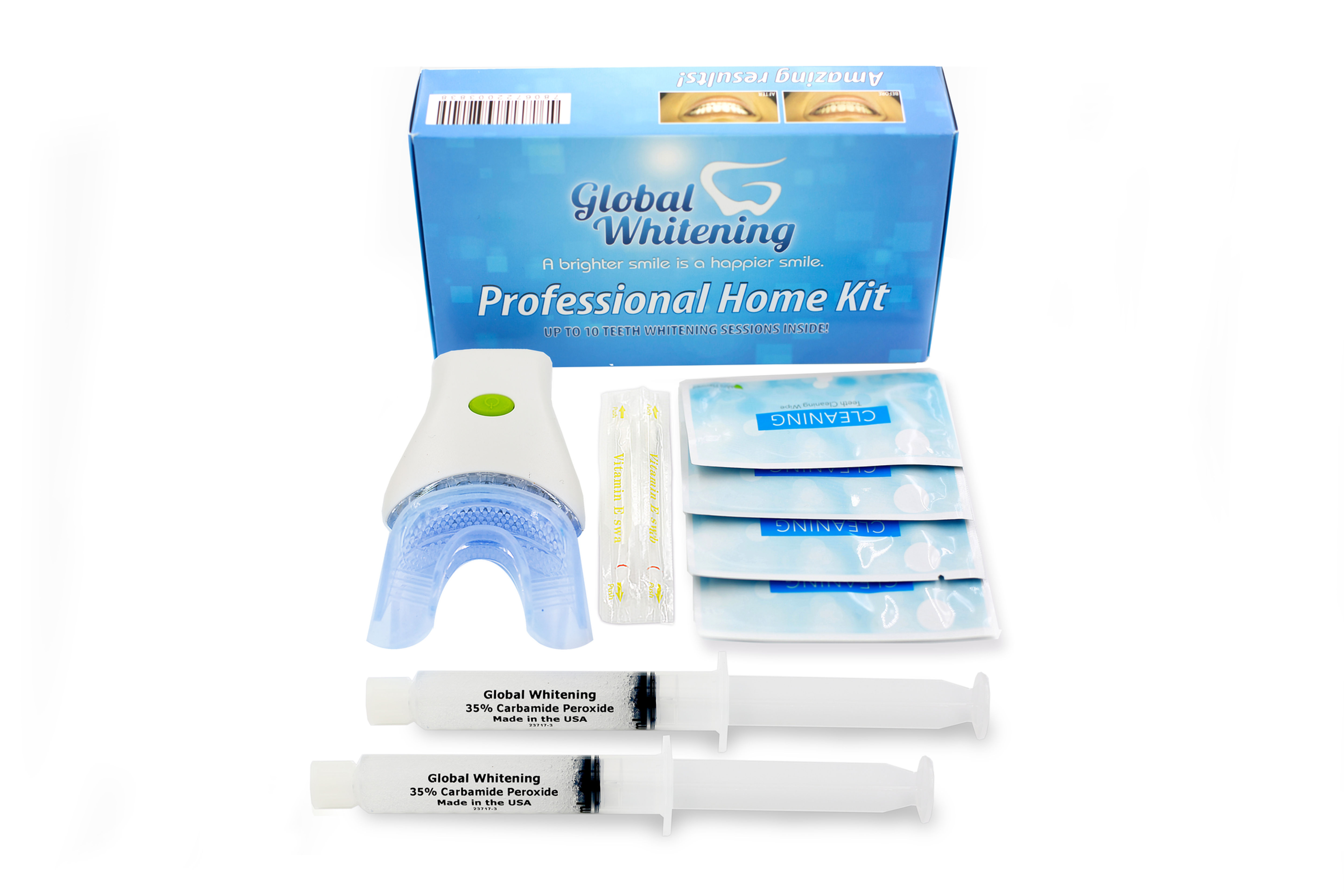 35% Carbamide Peroxide Professional Teeth Whitening System Home Kit