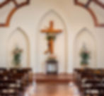 Chapel interior
Candles;Wedding Day
Wooden Cross