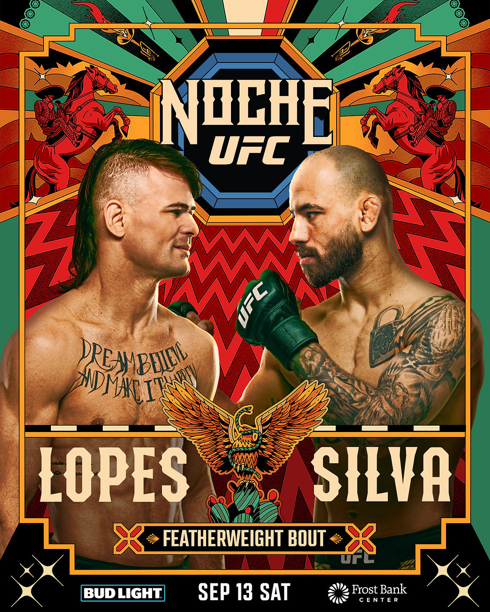 Noche UFC: Lopes vs. Silva – Dive Bar Lic.