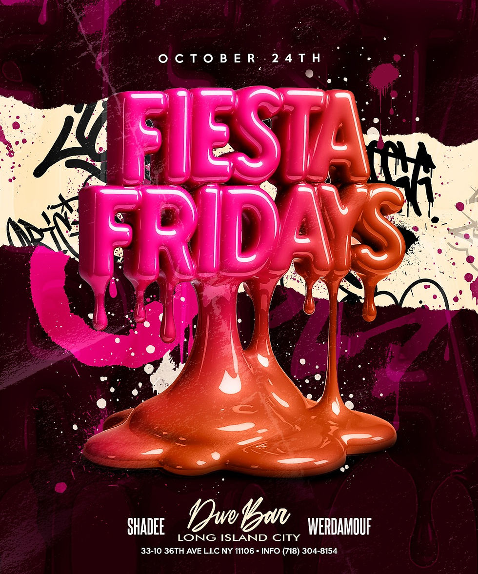 Fiesta Fridays at Dive Bar LIC, October 24th
