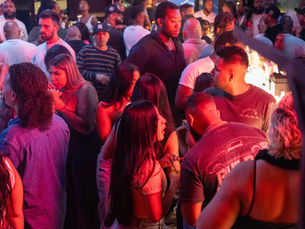 Guests dancing during nightlife event in Bushwick