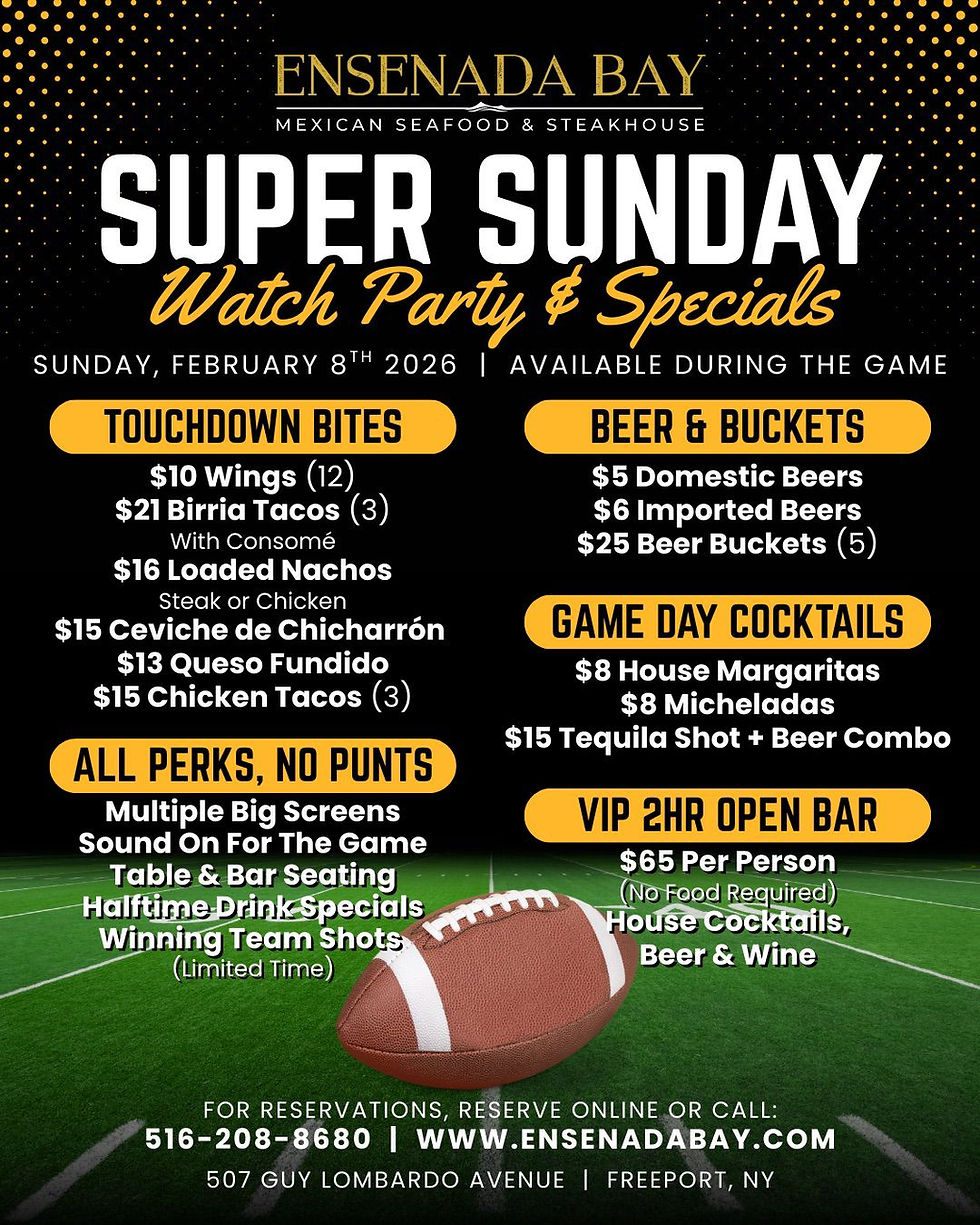 Super Sunday - Watch party & Specials 