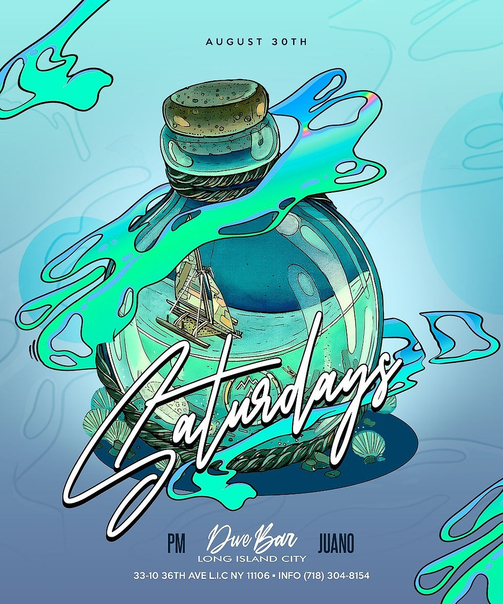 Dive Bar Lic Saturdays • PM & Juano