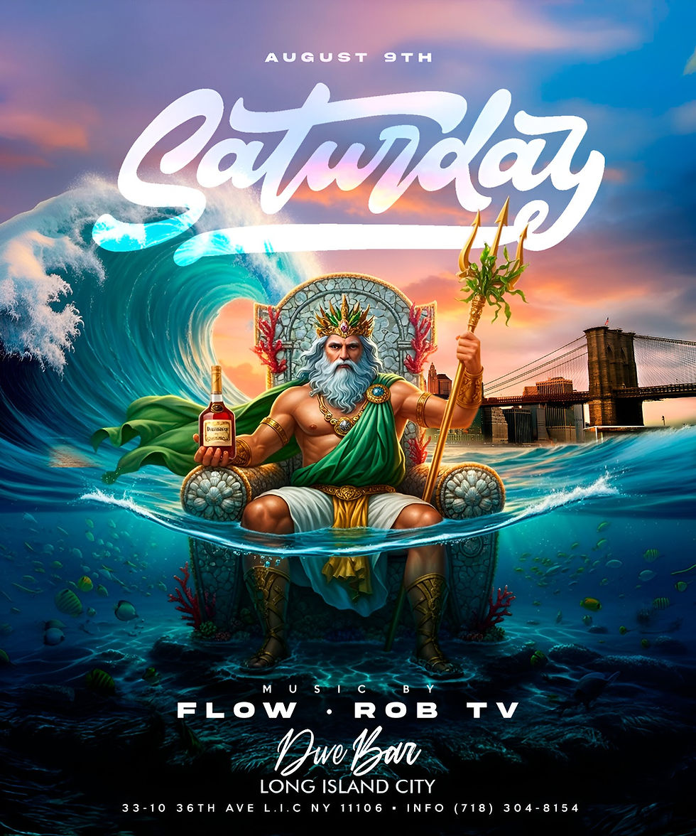 Saturday at Dive Bar LIC | DJs Flow & Rob TV