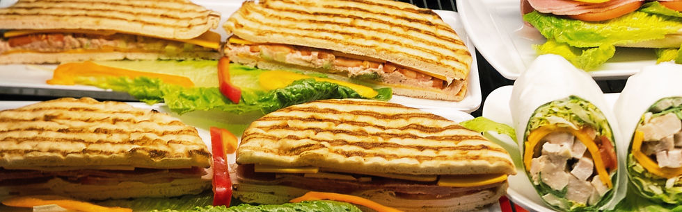 Sandwiches, panini's, and wraps.