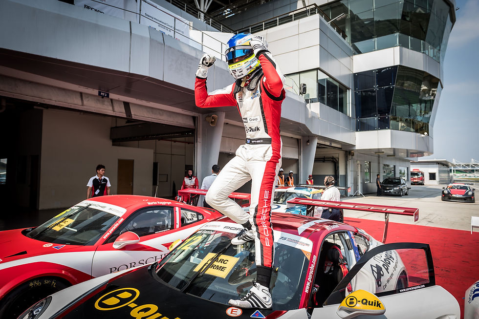 Will Bamber Porsche Carrera Cup Asia 2018