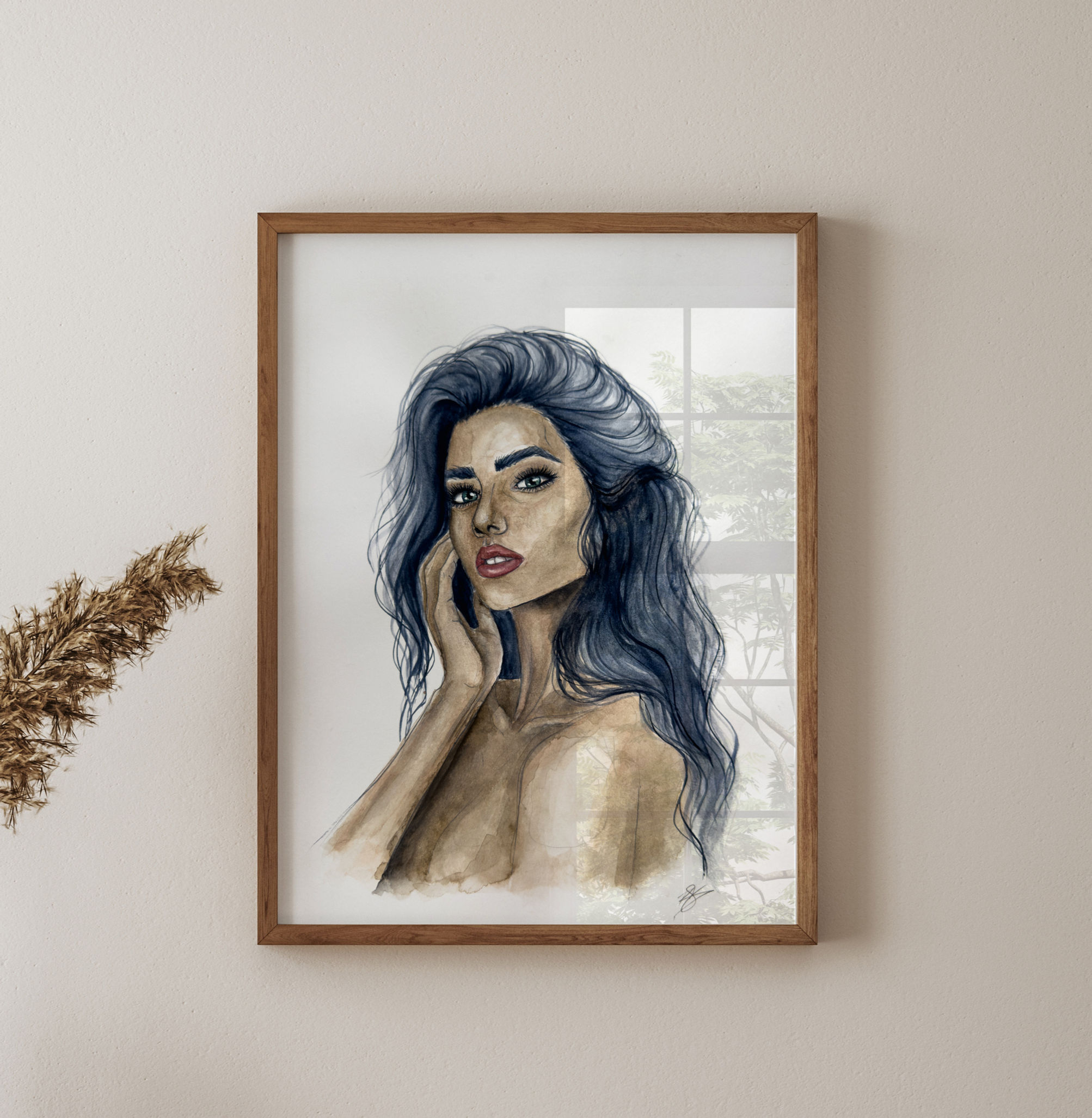 Ava Framed Print