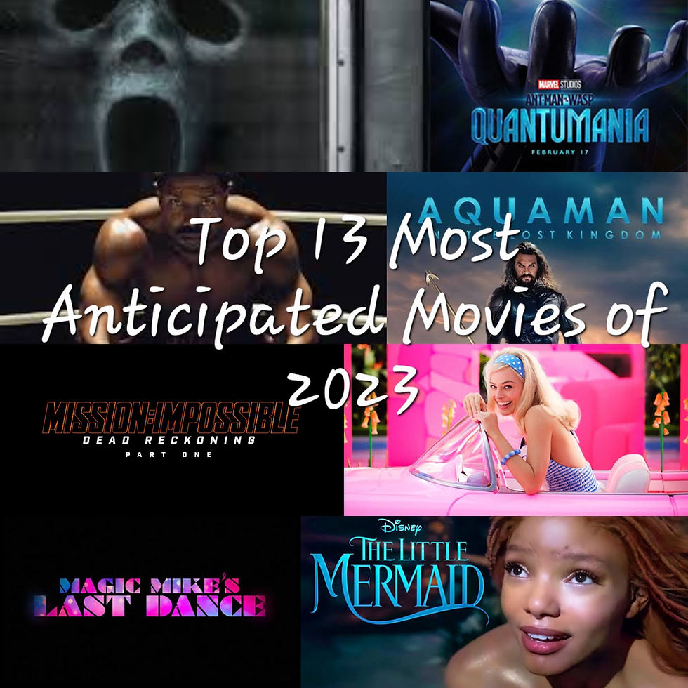 Top 13 Most Anticipated Movies of 2023