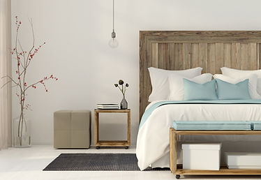 Chambre décorée