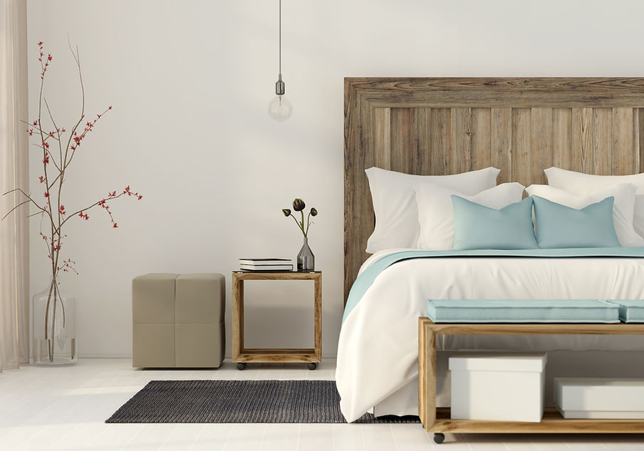 Chambre décorée
