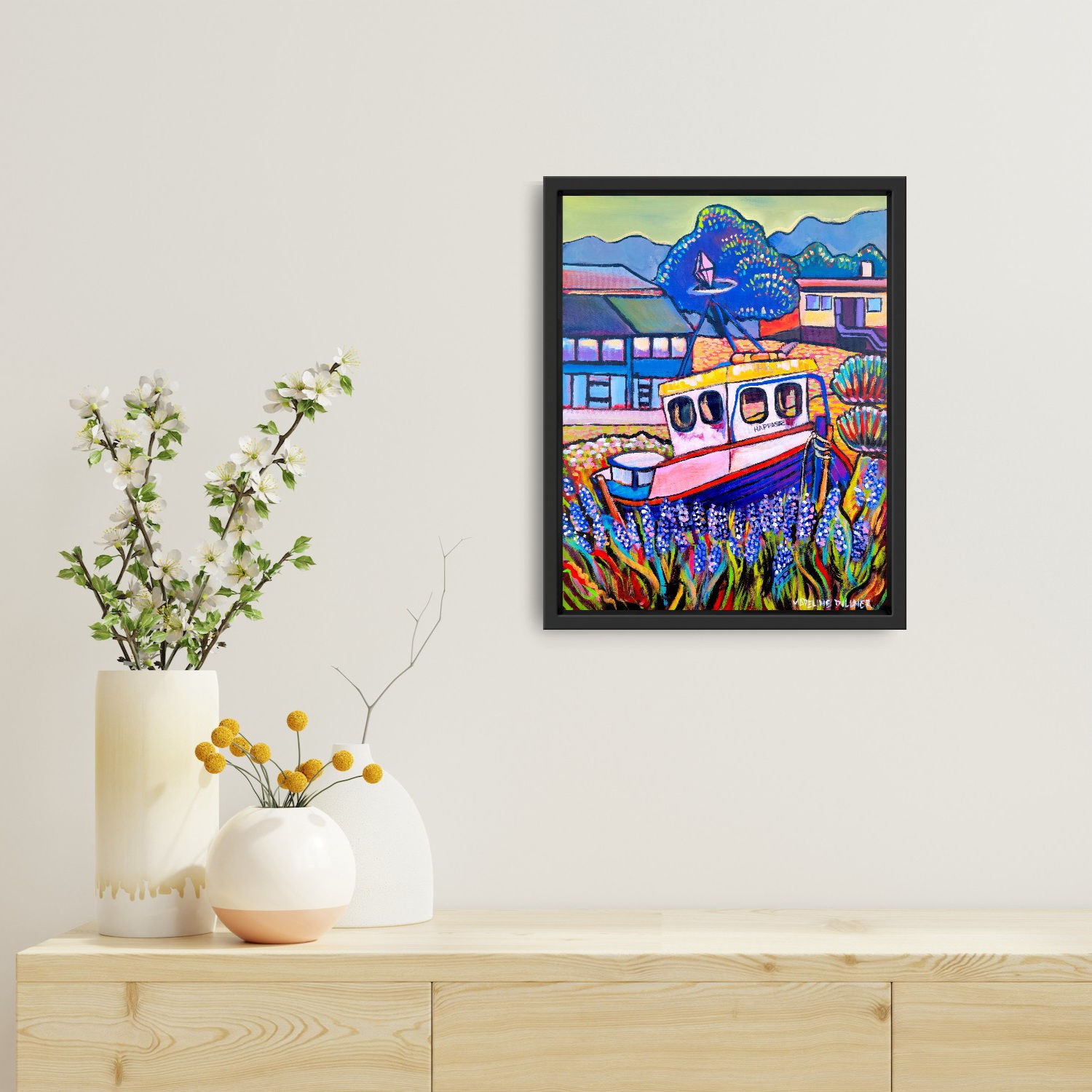 Fishing for Lupines in Thingeyri