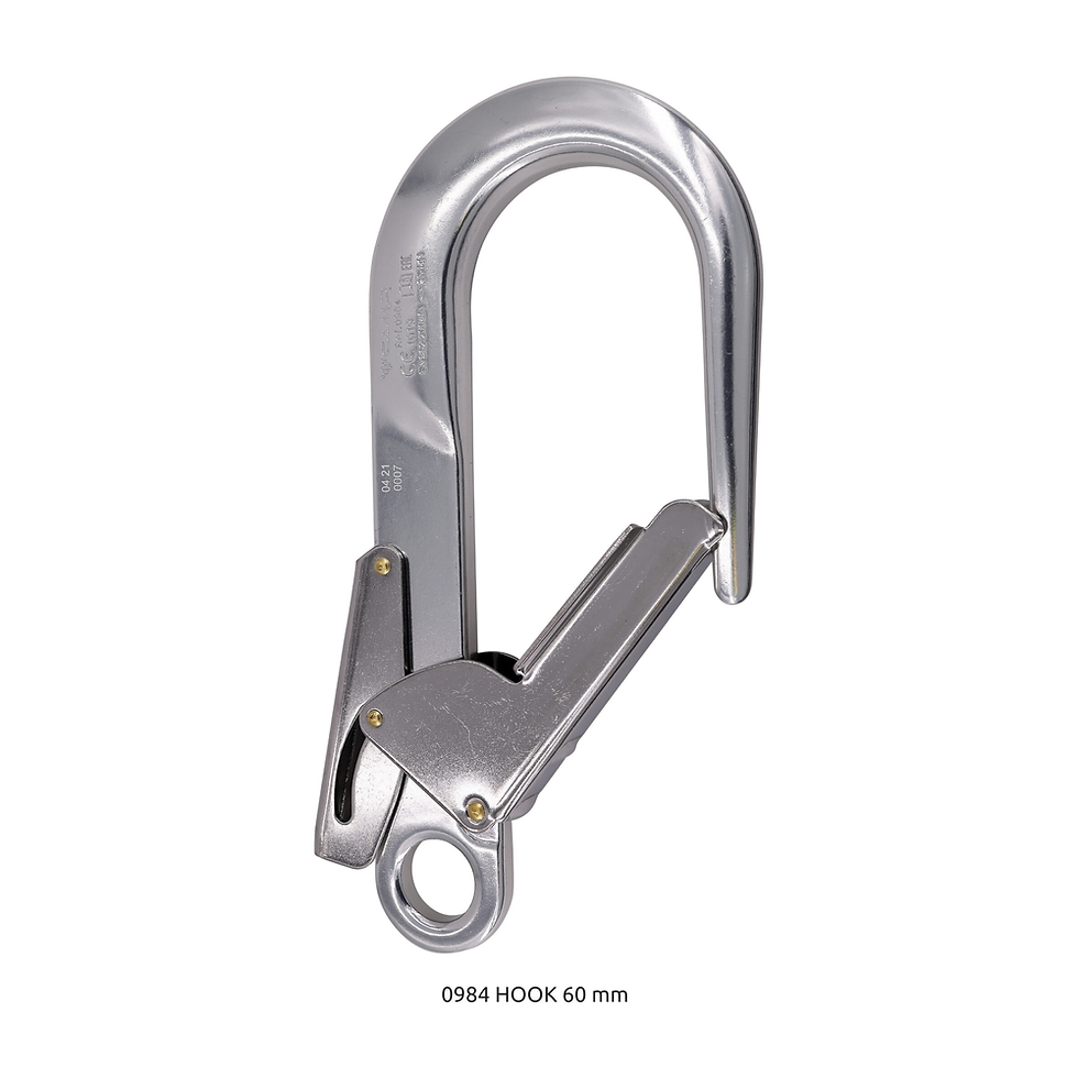 Küçük resim: CAMP 2017/0984 HOOK ÇIFT MANDALLI KANCA KARABİNA (54mm / 60mm / 110mm)