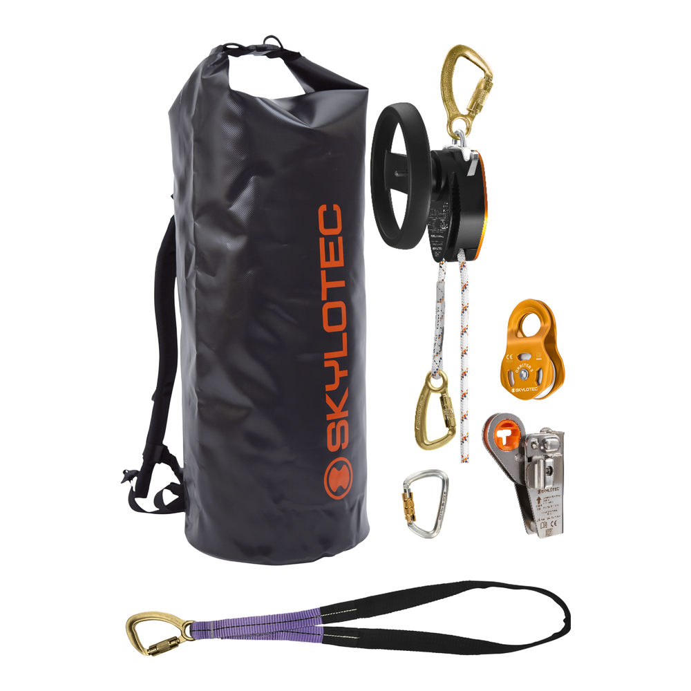 SKYLOTEC RESCUE KIT WIND MILAN 2.0 HUB, DRYBAG 160m.