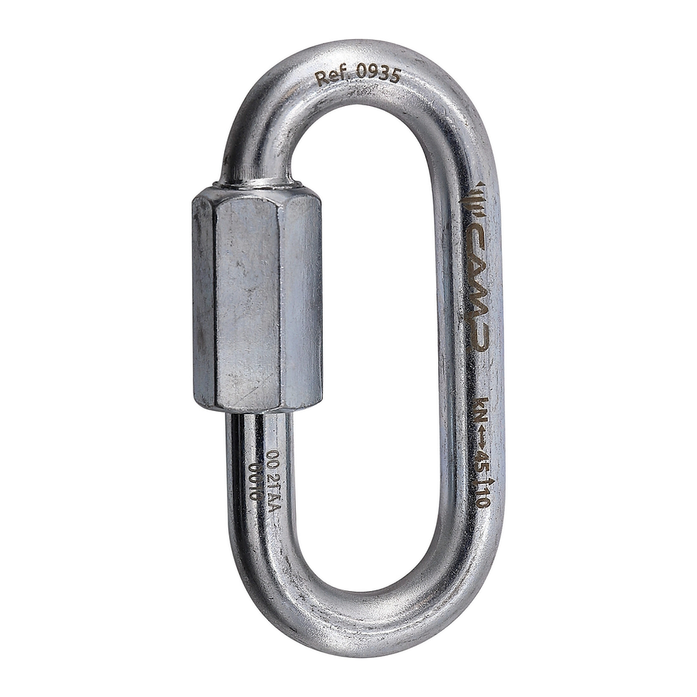Миниатюра: CAMP 0934/0935 OVAL QUICK LINK СТАЛЬНОЙ КАРАБИН