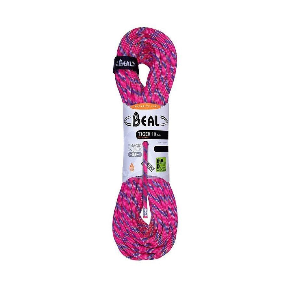 BEAL TIGER 10MM X 70M DYNAMIC ROPE FUCHSIA
