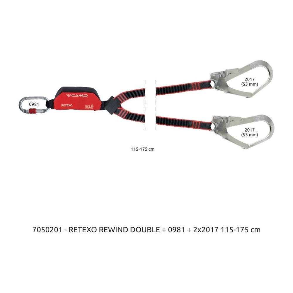 CAMP RETEXO GERI SARIMLI ŞOK EMİCİLİ LANYARD