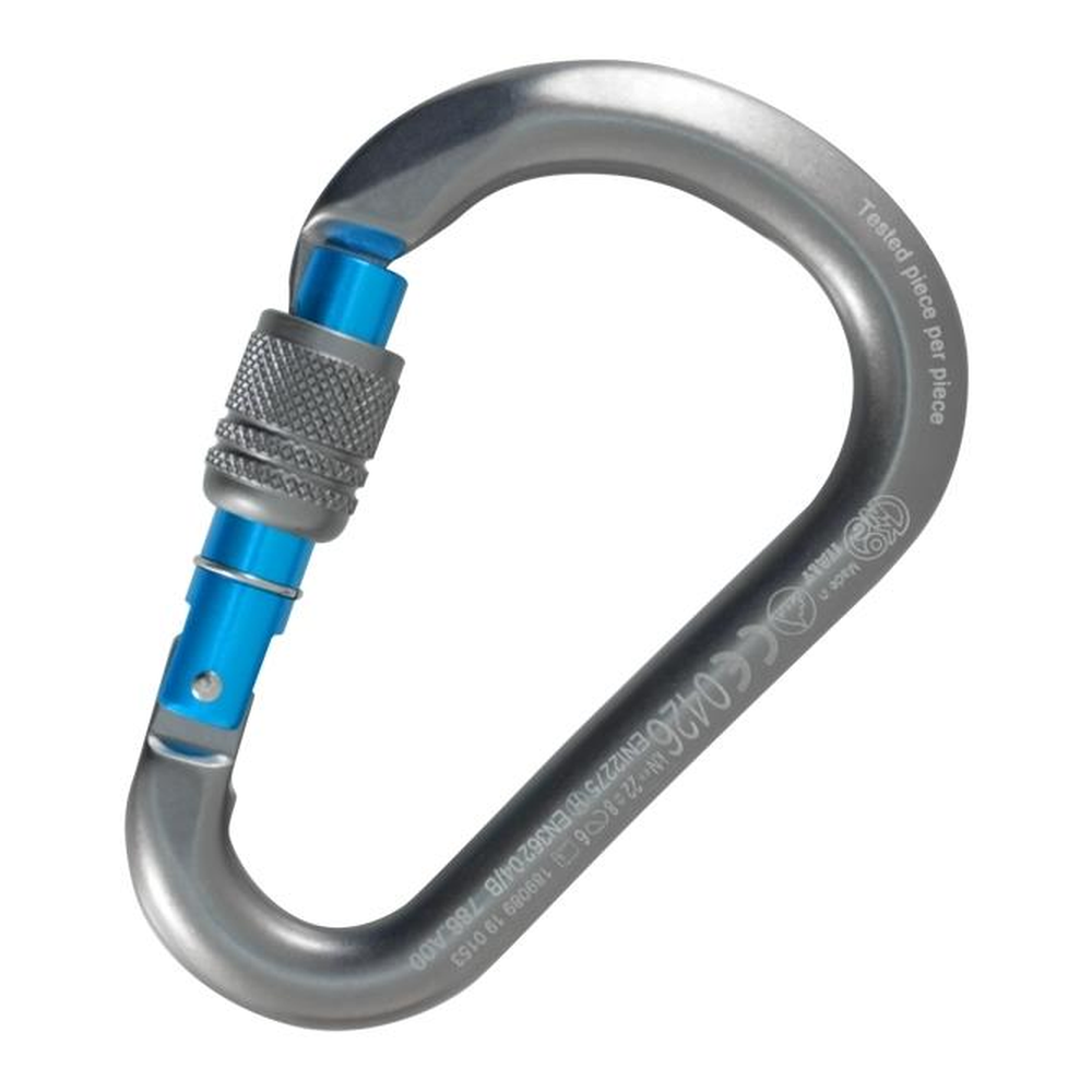 Kong HMS Classic 24KN Screw Sleeve Karabina … Karabina Grey Cyan 786MA0DBDKK
