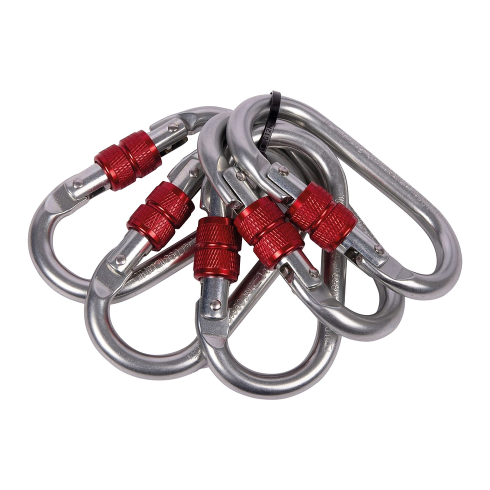 Küçük resim: CAMP 0981E STANDARD LOCK ViDALI ÇELİK OVAL KARABİNA