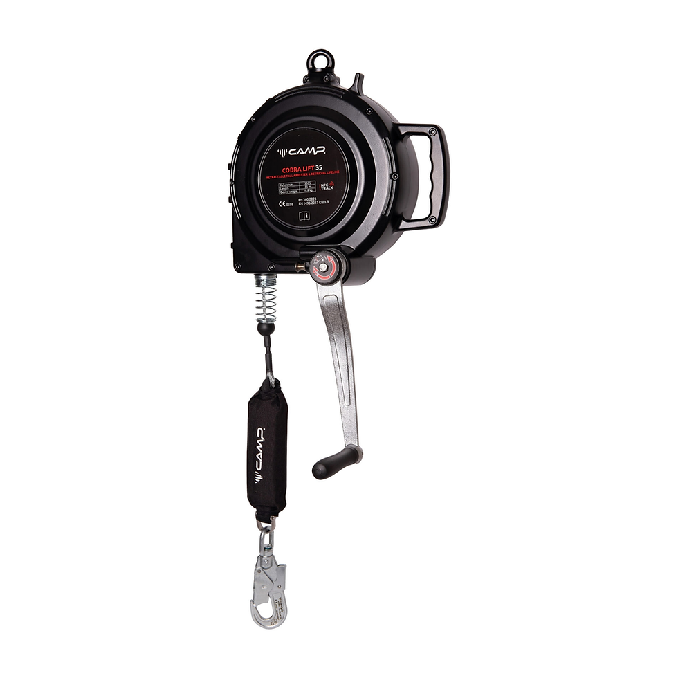 Thumbnail: CAMP 3505 COBRA LIFT 35M RETRACTABLE FALL ARRESTER WITH RECOVERY HANDLE