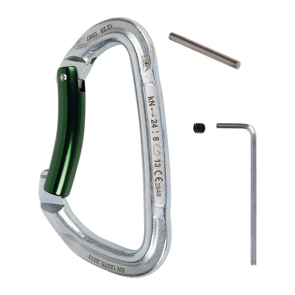 Thumbnail: CAMP 127001 GYM SAFE STEEL BODY CARABINER