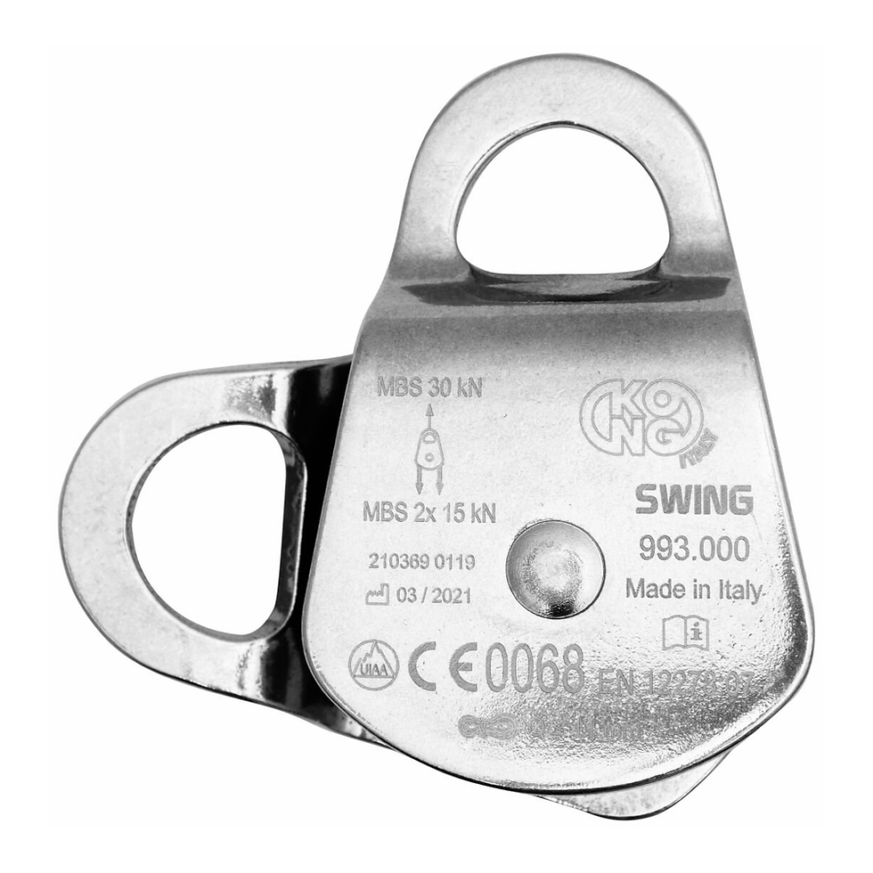 Küçük resim: KONG Swing 30 kN Alüminyum Makara – EN 12278 | UIAA Metalik 993P00100KK