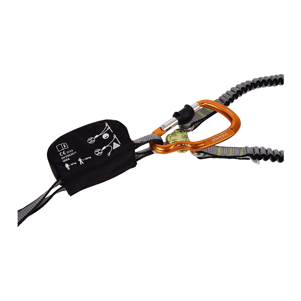 Küçük resim: CAMP 3355 KINETIC GYRO REWIND PRO VIA FERRATA LANYARD