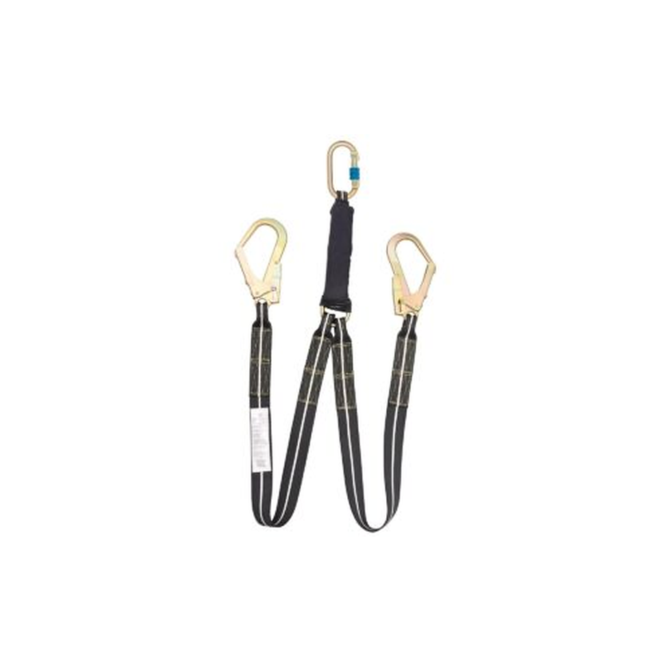 Thumbnail: Irudek Fr5 Flame Retardant Welder's Adjustable Twin-Leg Shock-Absorbing Lanyard
