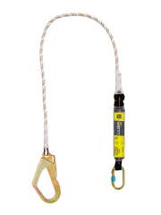 Irudek 362/180cm H Şok Emicili Keskin Kenar Tek Kollu Lanyard -Çelik 55mm Kancal