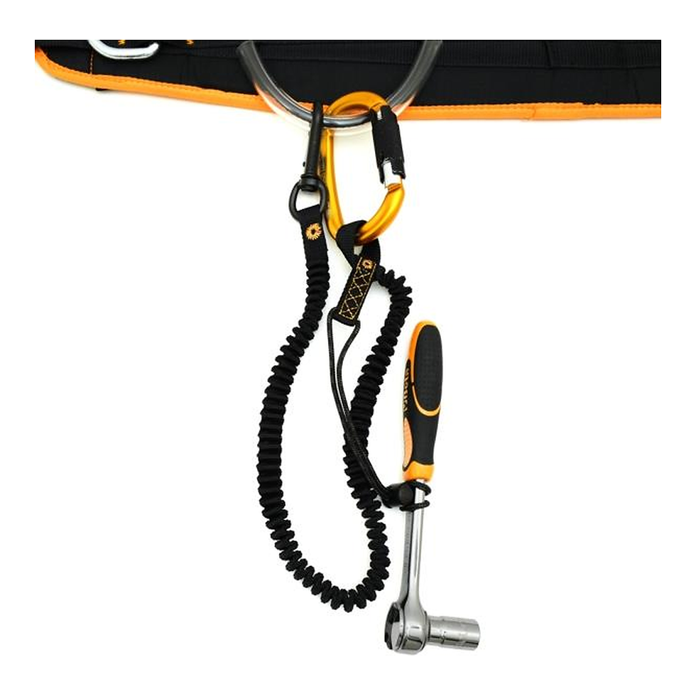 Küçük resim: KONG Tool Leash 360 Döner Başlıklı Fırdöndülü Malzeme Askısı – Elastik Lanyard
