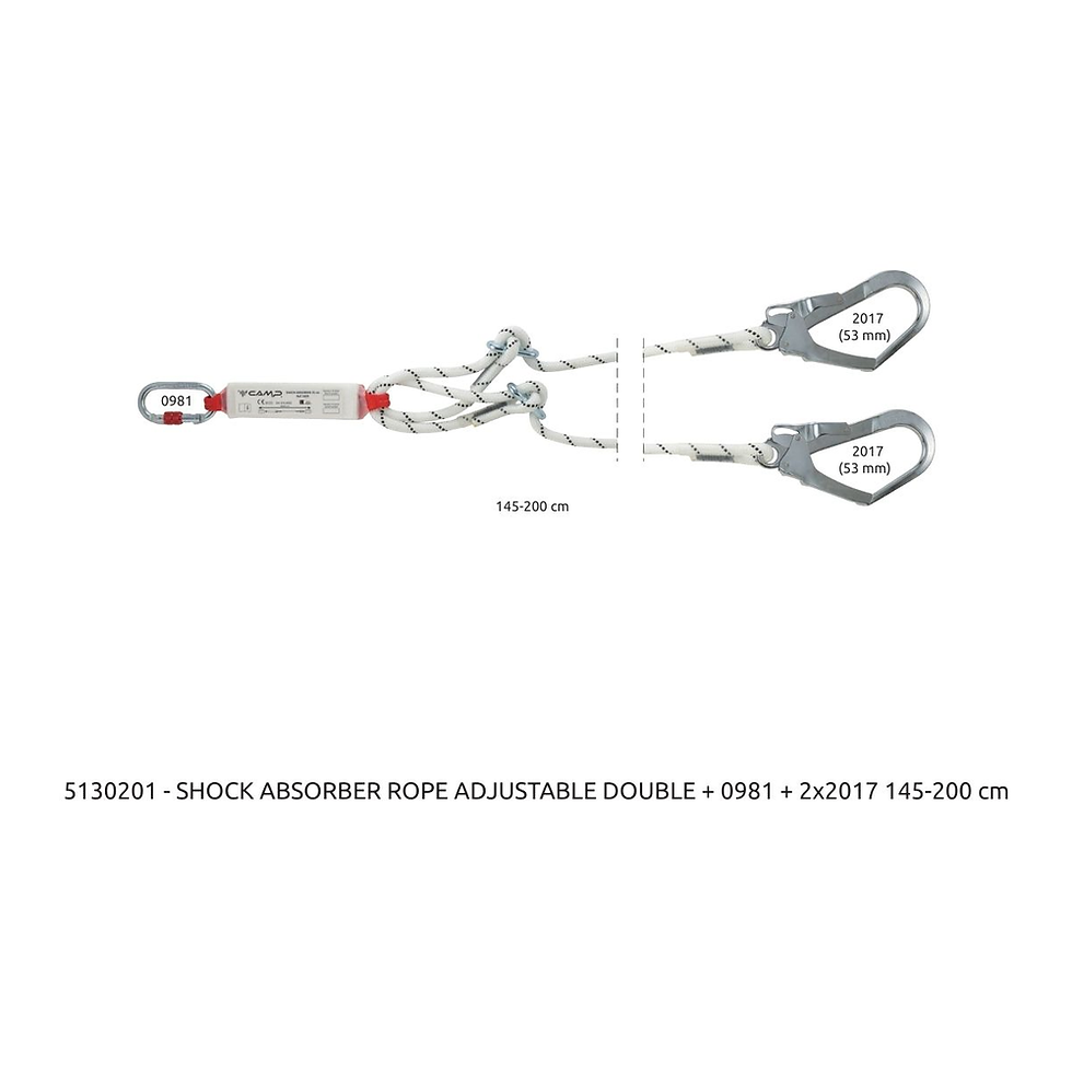 Küçük resim: CAMP 5130101 AYARLANABİLİR ŞOK EMİCİLİ LANYARD