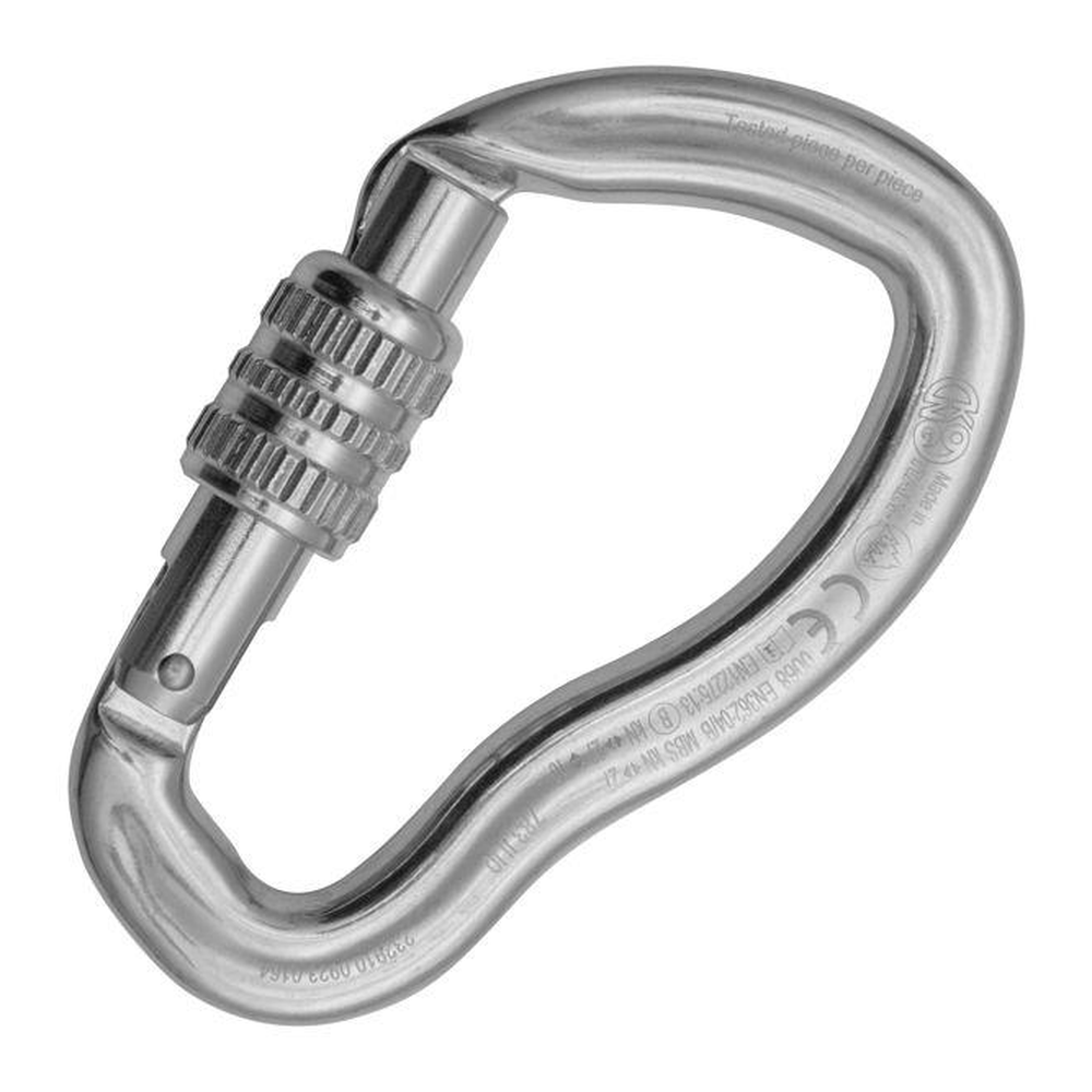 Kong Ergo Express Sleeve Karabina – 27KN Alüminyum, Yüksek Mukavemetli, Via