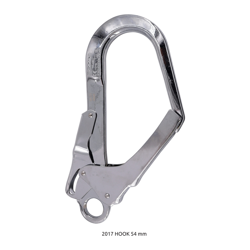 Küçük resim: CAMP 2017/0984 HOOK ÇIFT MANDALLI KANCA KARABİNA (54mm / 60mm / 110mm)