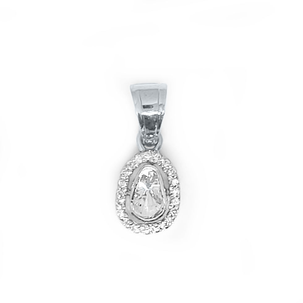 Thumbnail: Classic Polki Pendant Silver