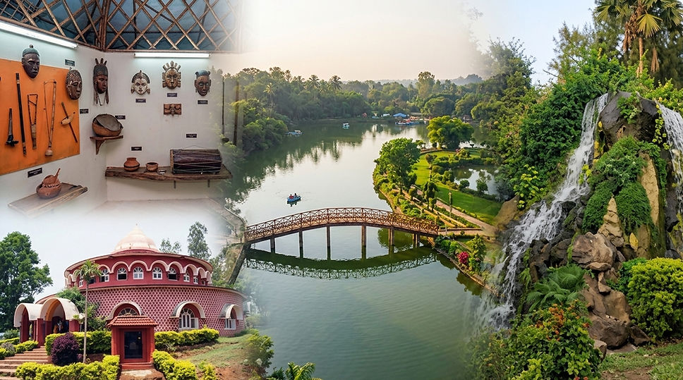 Top attractions in Silvassa including Tribal Cultural Museum, Vanganga Lake Garden and Hirwa Van Garden in Dadra and Nagar Haveli