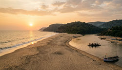 Querim Beach – Goa’s Northern Coastal Frontier ( Untouched tropical coastline and estuary landscape
