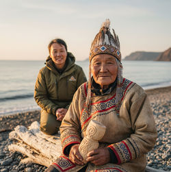 Indigenous Heritage & Stories - Christone Holidays cultural exchange with a Nivkh elder sharing stor