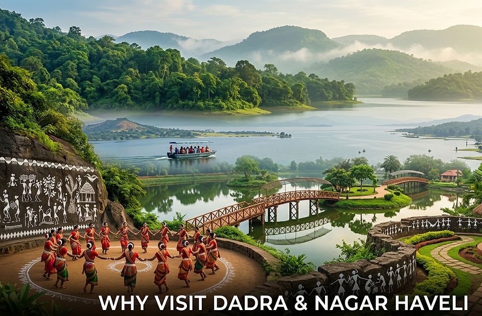 Scenic forests, lakes and tribal culture of Dadra and Nagar Haveli India