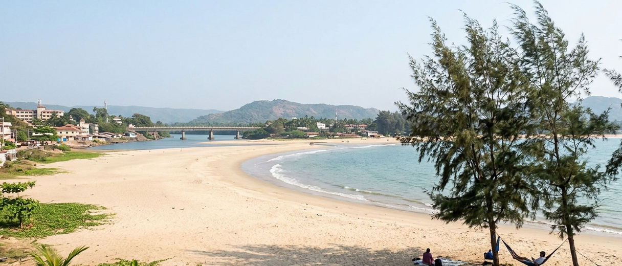 Koodi Bagh Beach with clean sand and calm sea