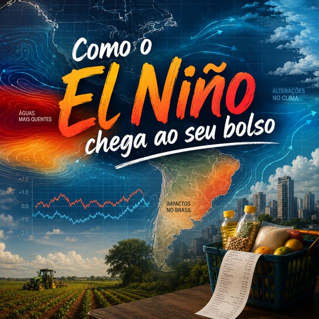 Muito mais do que parece. O Brasil ocupa uma posição estratégica na circulação atmosférica da América do Sul e, por isso, costuma sentir rapidamente os efeitos das mudanças provocadas pelo El Niño.