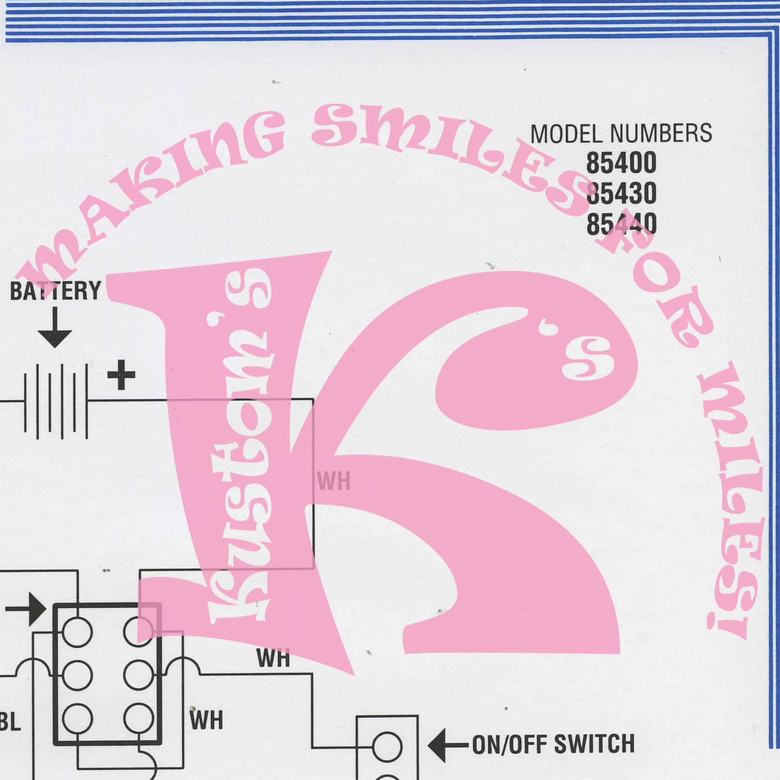85430 Suzuki Quad Sport - 6volt