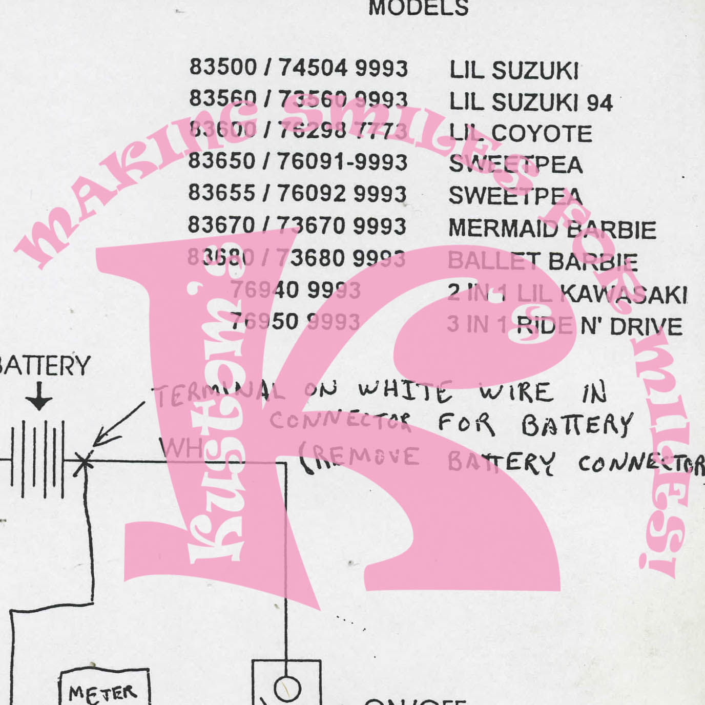 76940-9993 2 in 1 Kawasaki